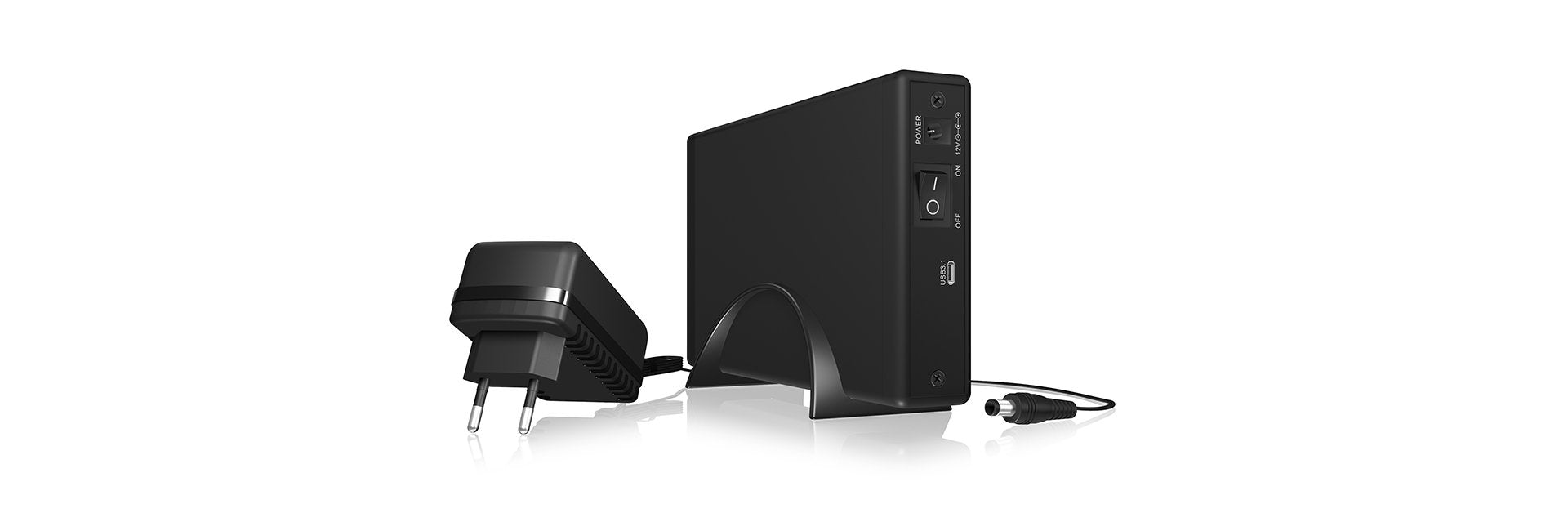 Icy Box Ib-377-C31 3.5" Carcasa De Disco Duro/Ssd Negro