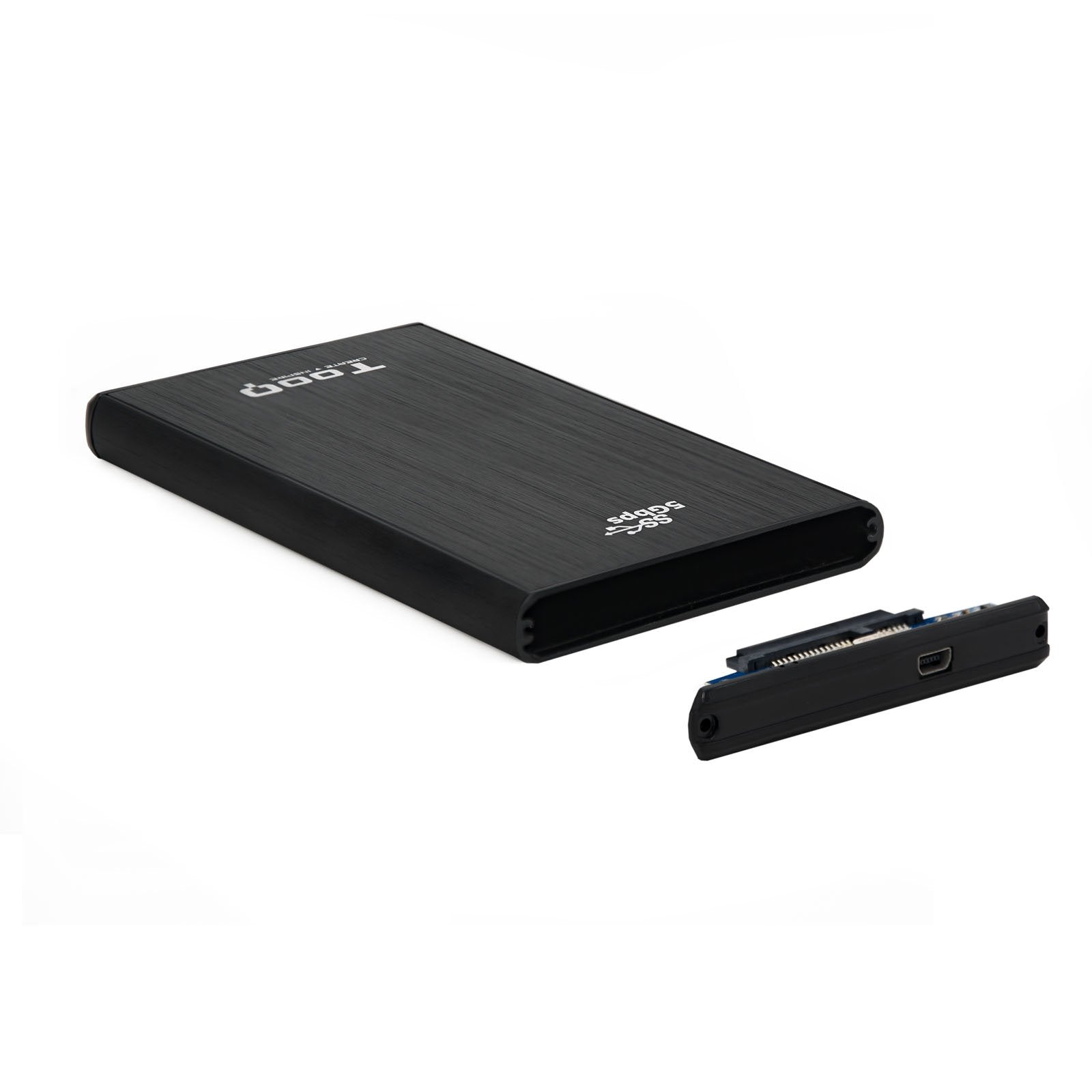 Tooq Carcasa Externa Hdd/Sdd 2.5" Hasta 9,5mm Sata Usb 3.0/3.1 Gen 1 - Negro