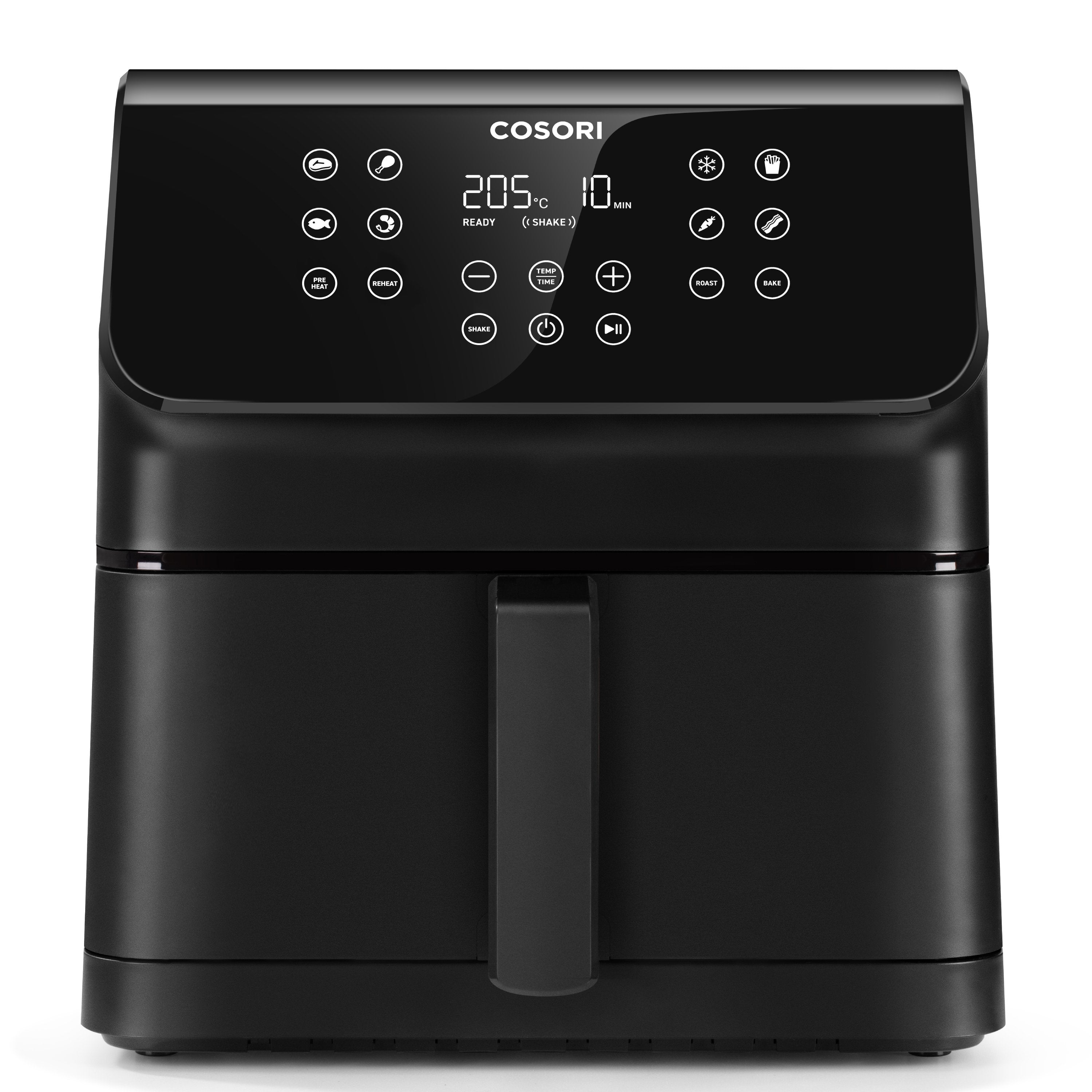 Freidora De Aire Cosori Premium Ii Chef Edition 6.2l, 1700w Negra