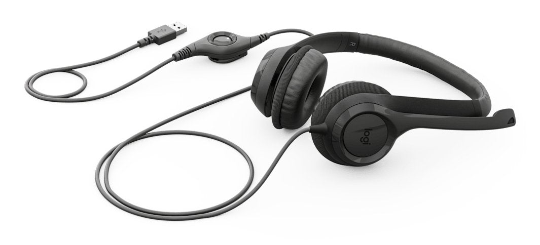 Auriculares Logitech H390 Usb  Alámbrico Usb Tipo A Negro
