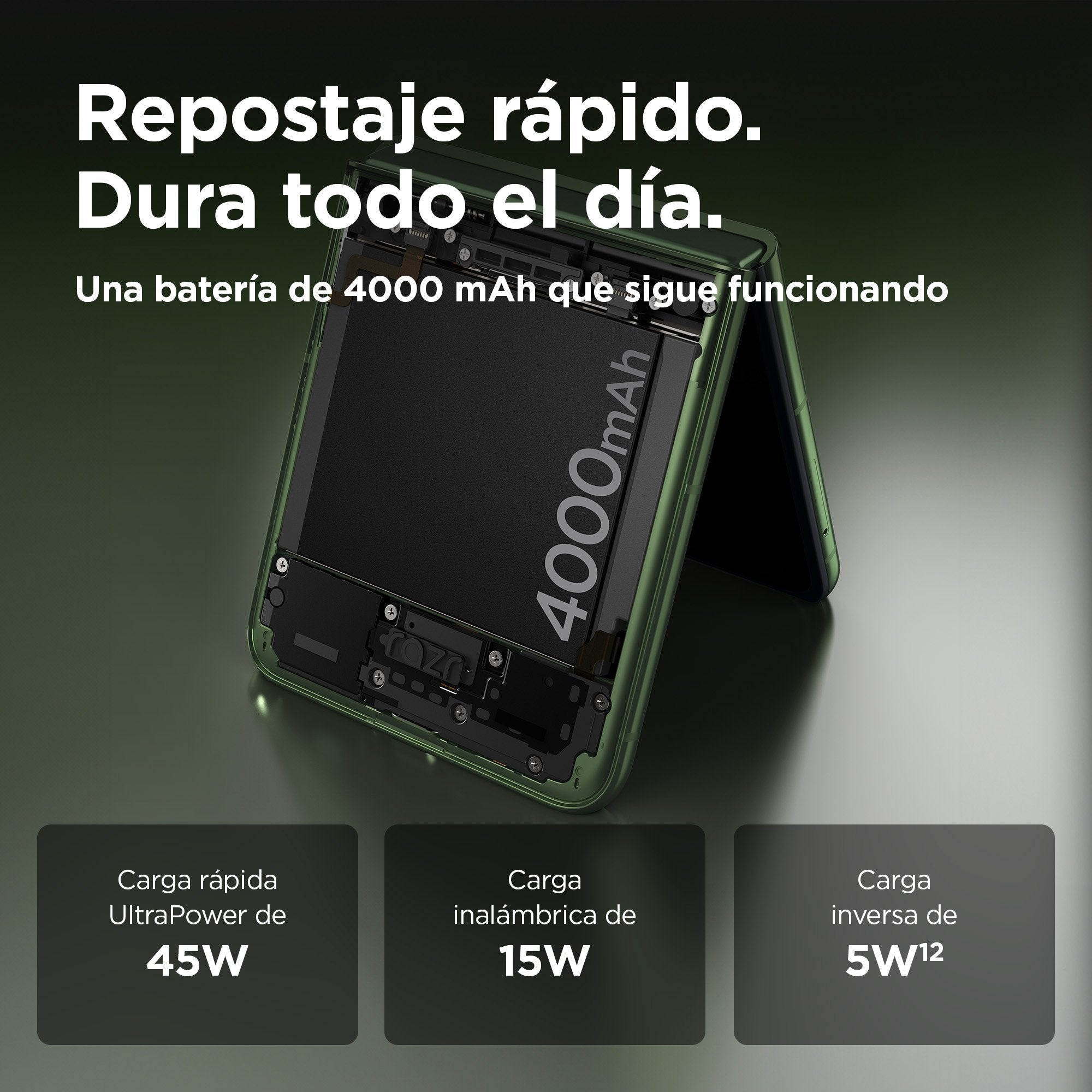 EAN 0840023259609 - Motorola razr 50 Ultra 17,5 cm (6.9") SIM doble Android 14 5G USB Tipo C 12 GB 512 GB 4000 mAh Verde imagen 20