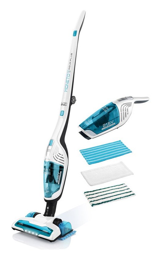 EAN 8590393343522 - Eta Moneto II AQUA PLUS Aspiradora escoba 3 en 1 Batería Seca y húmeda Ciclónico, HEPA Sin bolsa 0,55 L A imagen 1