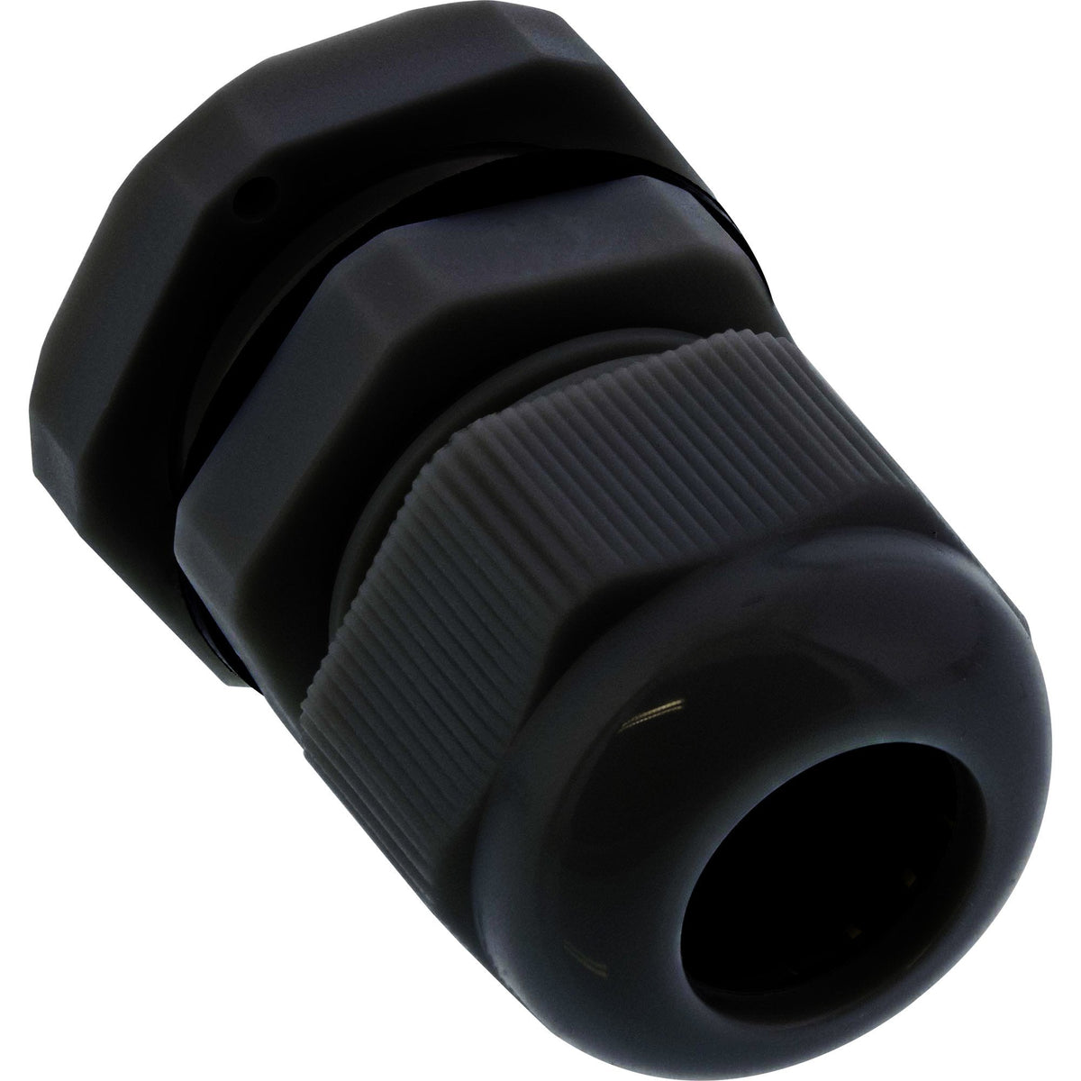 Prensaestopas Inline Nylon Ip68 3,5 - 6mm Negro 10 Uds.