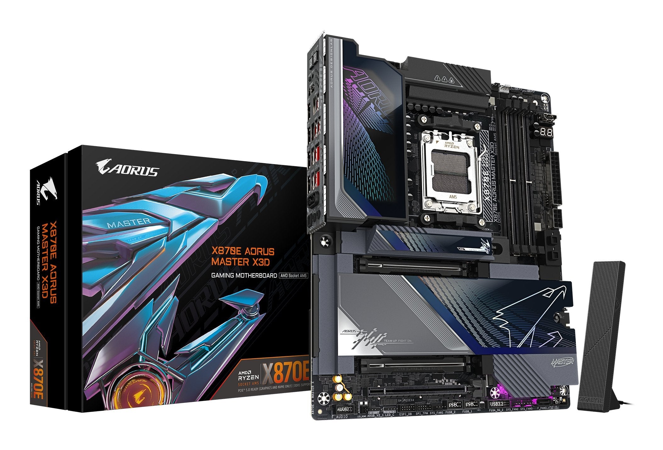 Gigabyte X870e Aorus Mamer X3d X870,Am5,Atx,Ddr5