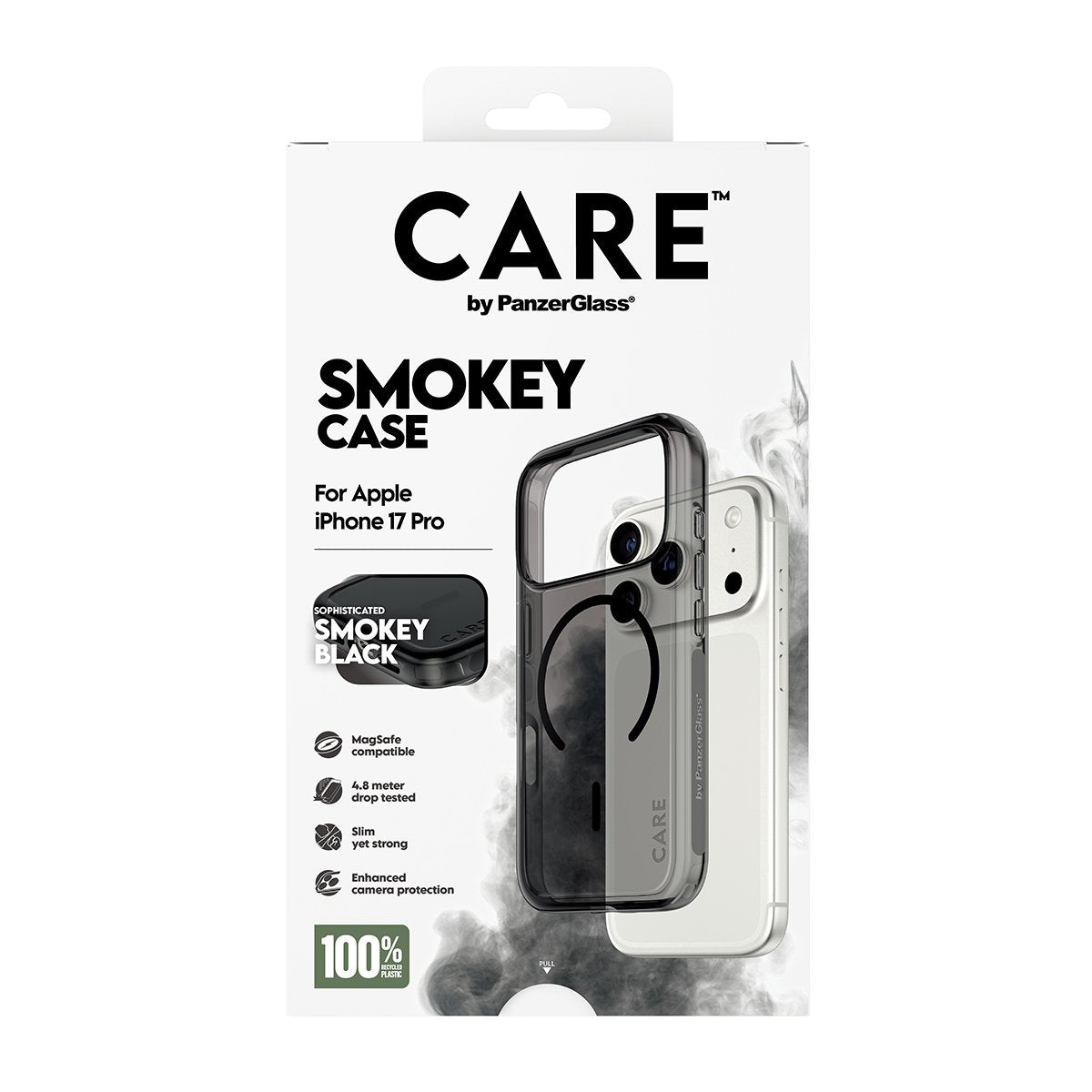 EAN 5715685026973 - PanzerGlass CARE by ® Flagship Case Urban Explorer Smokey w. Black MagSafe iPhone 17 Pro funda para teléf imagen 3