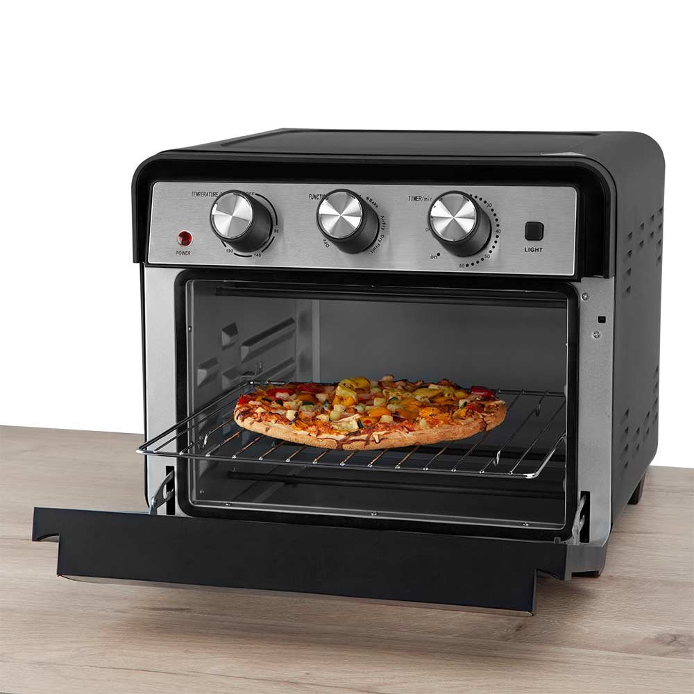 Horno Freidora Orbegozo Hof 220  Multifuncion - Potencia De 1600w En Modo Horno Y 1700w En Modo Freidora De Aire -