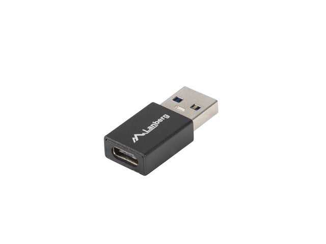 Lanberg Adaptador Usb 3.1 A Usb Tipo-C M/H Negro Ad-Uc-Ua-01