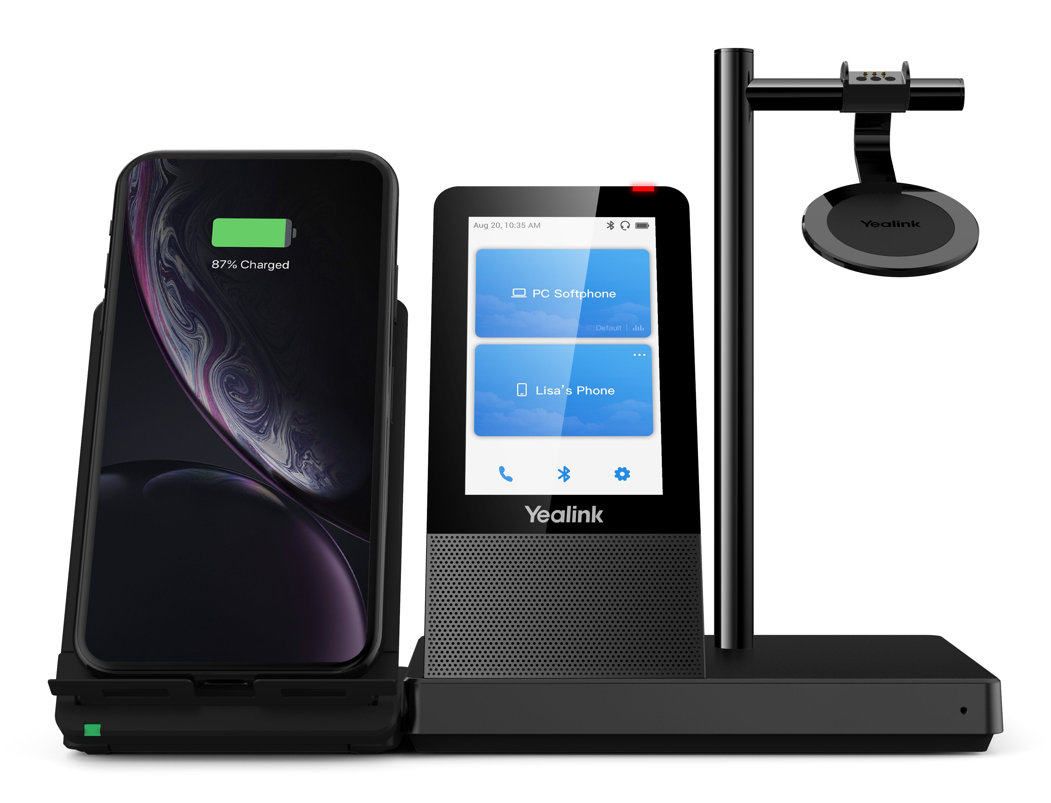 EAN 5715328093133 - Yealink WH66 Mono UC Auriculares Inalámbrico Diadema Oficina/Centro de llamadas USB tipo A Bluetooth Base imagen 2