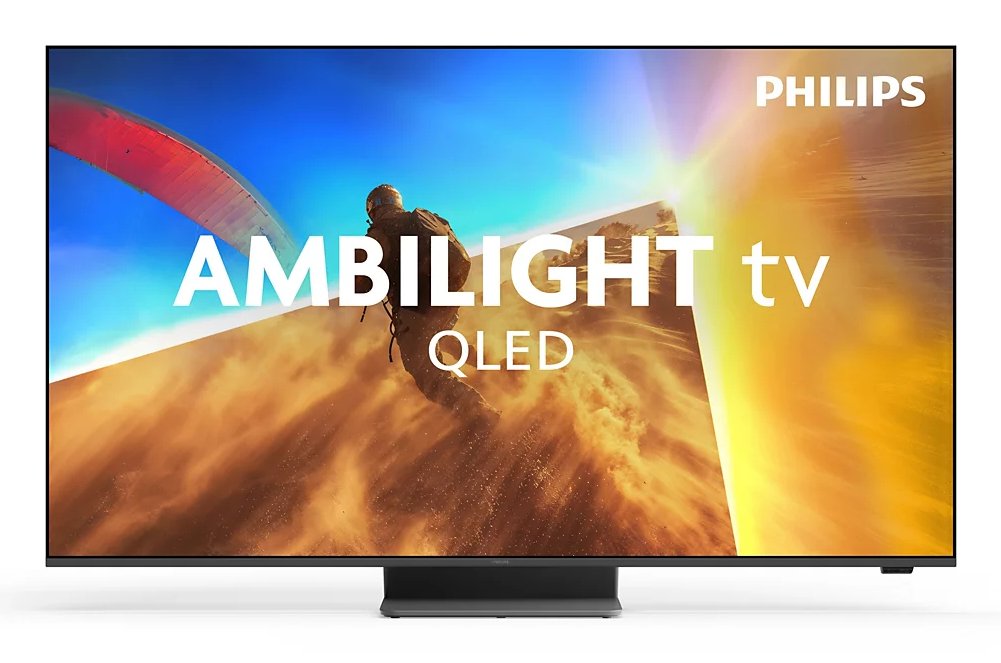 Tv Philips 55pqs8701 4k  Qled 55  Ambilight P5 Perfect Picture Smart Tv Titan Os Dolby Atmos Hdr10+