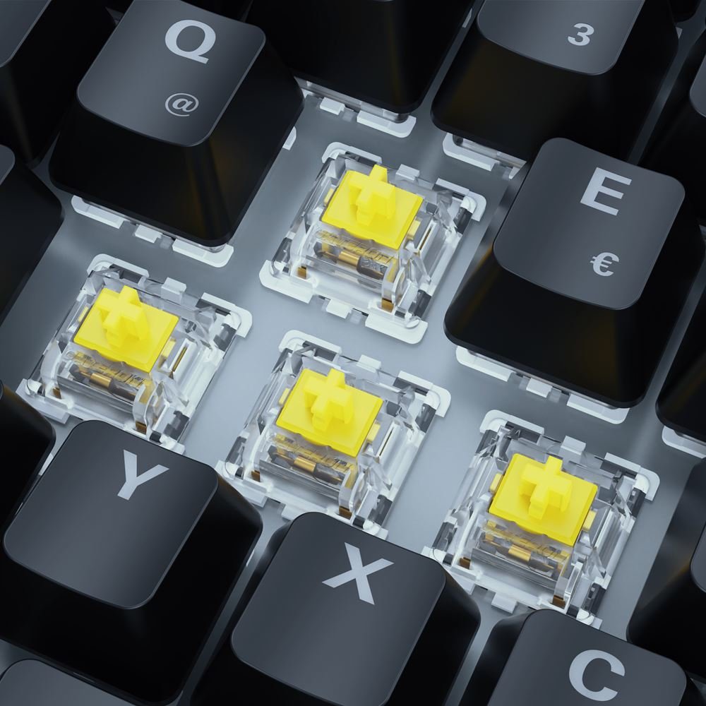 Teclado Aleman Sharkoon Skiller Sgk50 S3, Gaming Negro