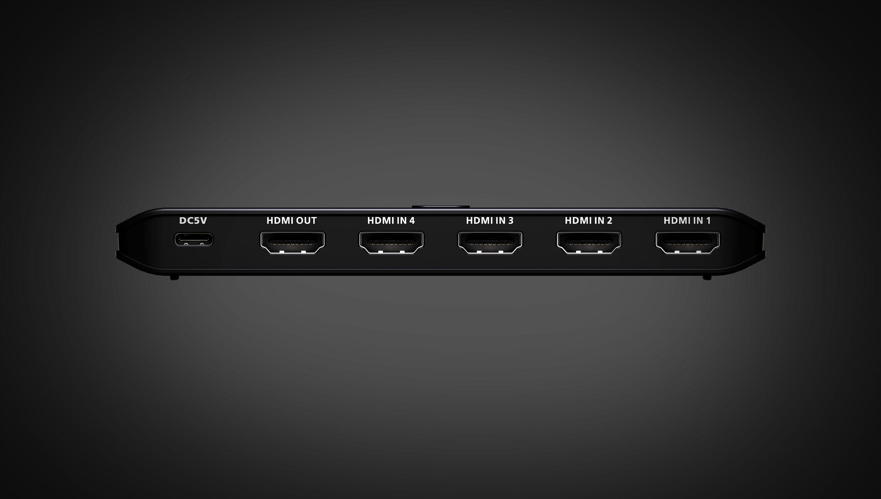 Conmutador 4x1 Hdmi 4k Real De 4 Puertos Aten Vs4841 Essentials