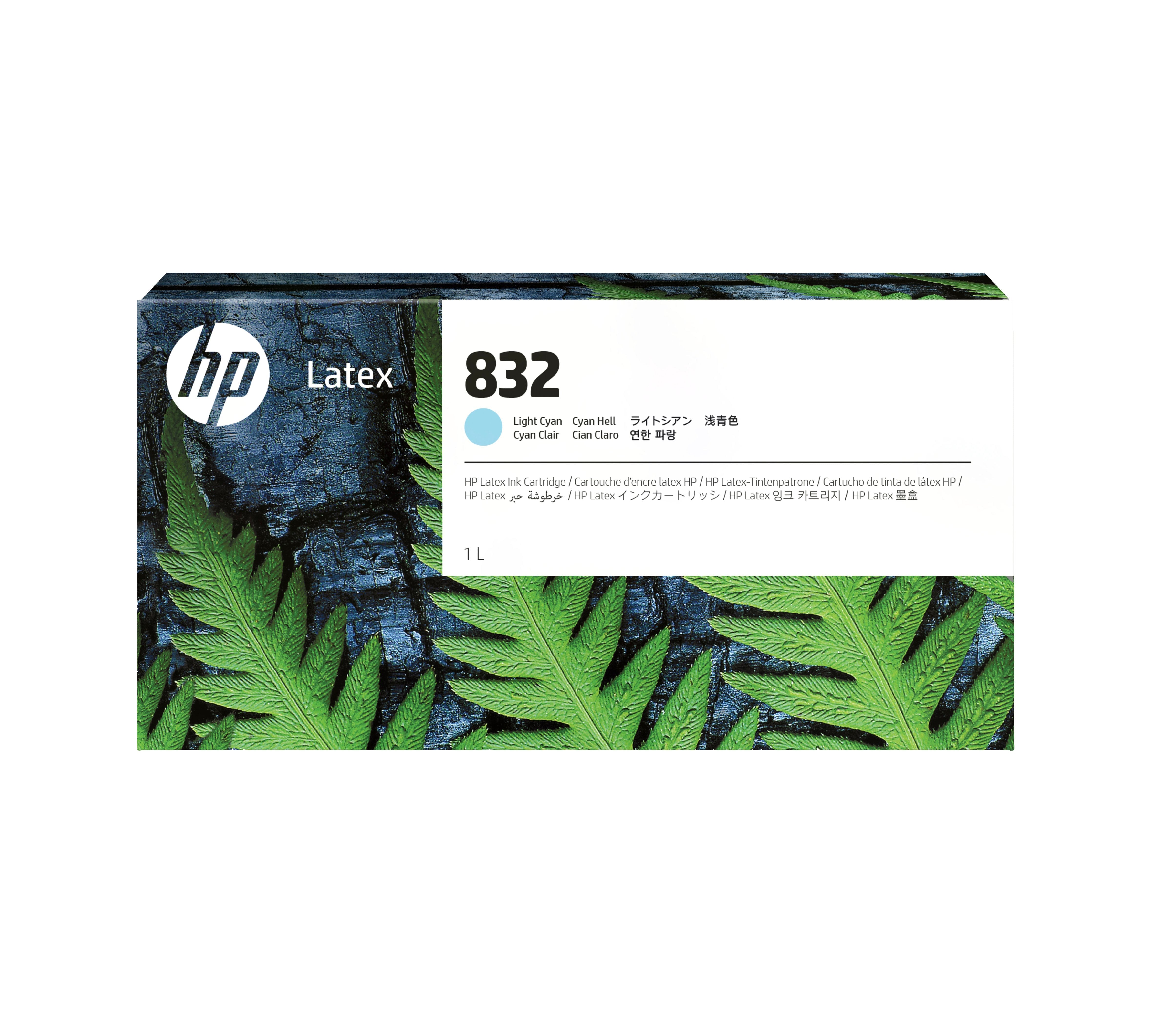 EAN 193905447725 - HP 832 1-liter Lt Cyan Latex Ink Cartridge cabeza de impresora imagen 1