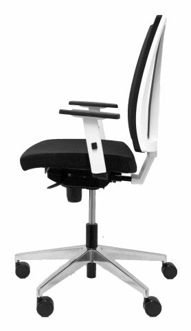Silla Cózar Blanca Con Respaldo Malla Asiento Bal