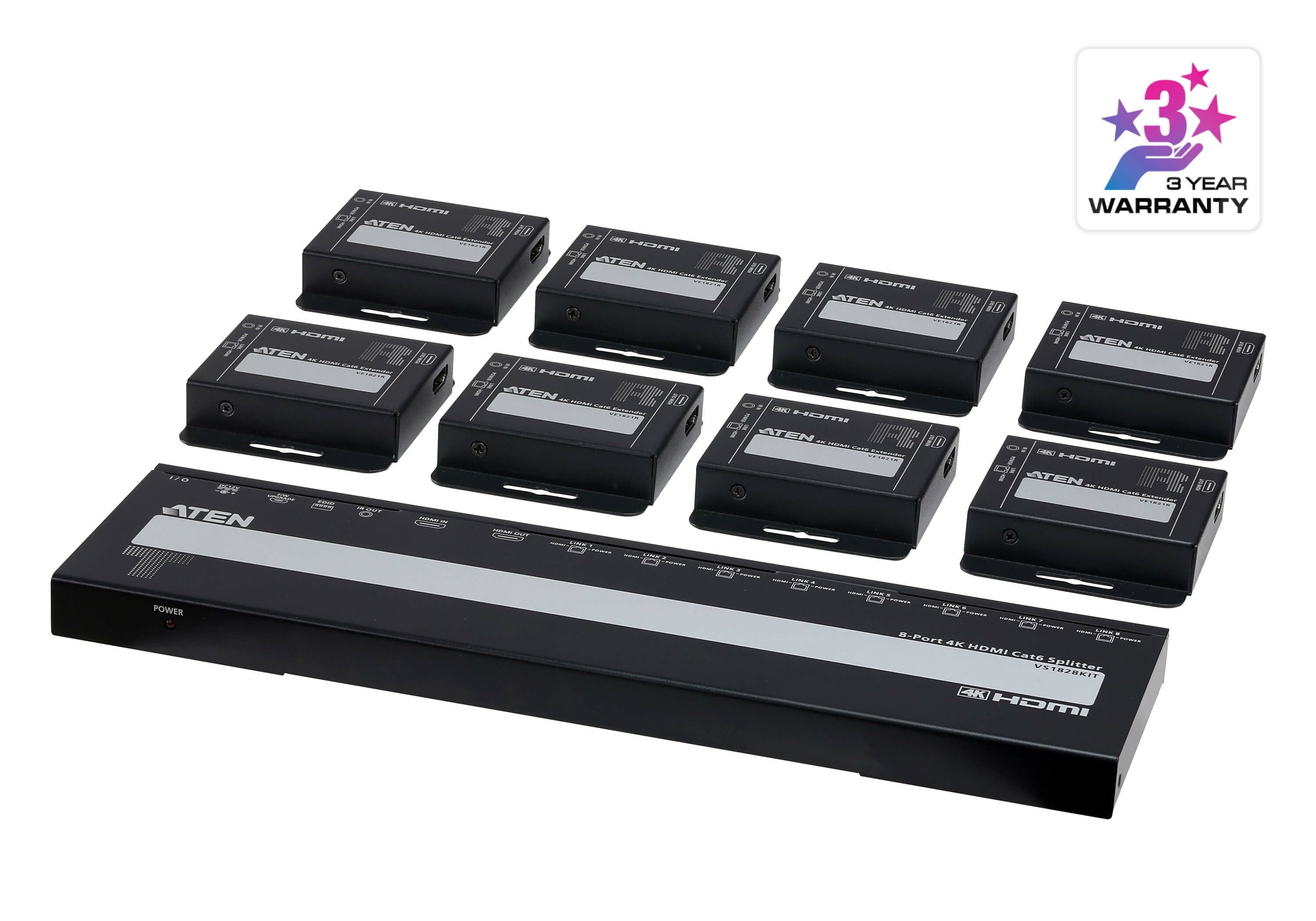 EAN 4710469348945 - ATEN VS1828KIT-AT-G divisor de video HDMI 2x HDMI imagen 1