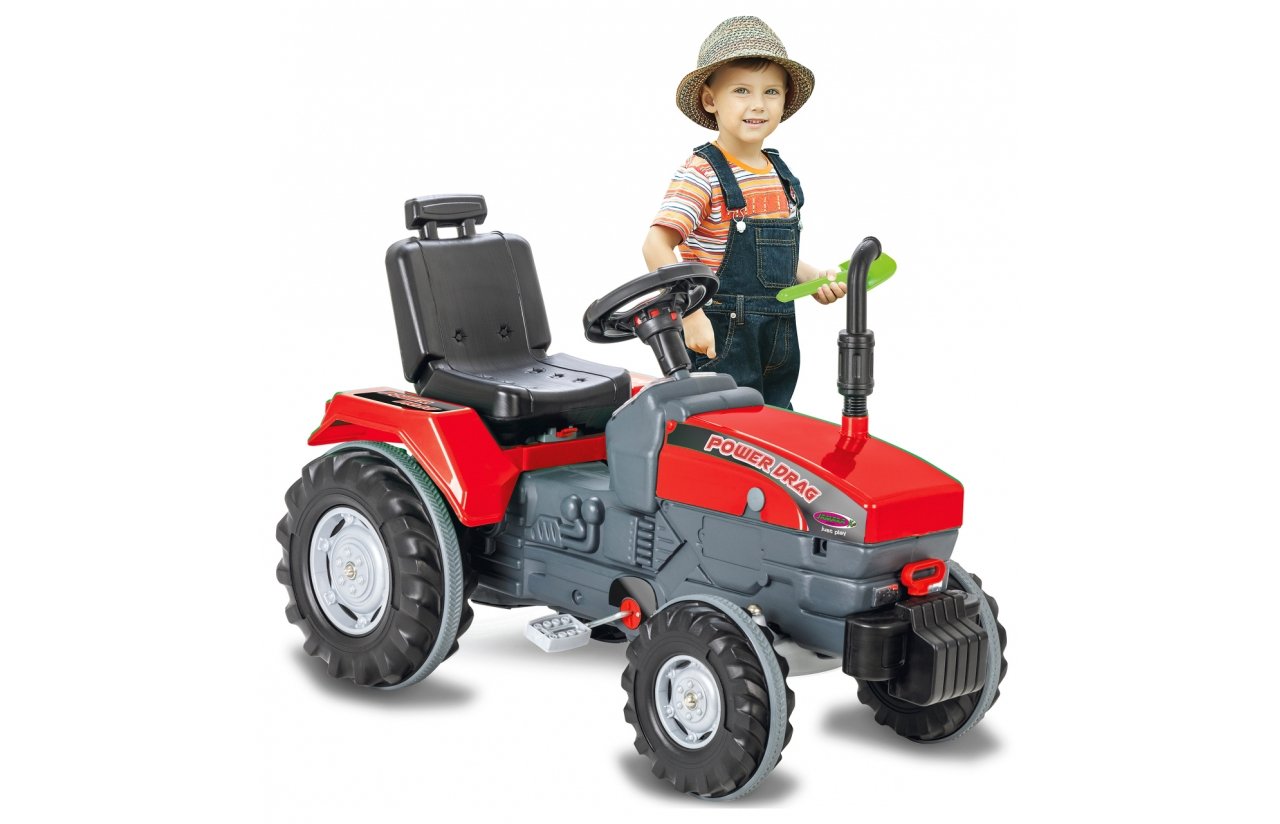 Tractor De Pedal Jamara Power Drag Rojo