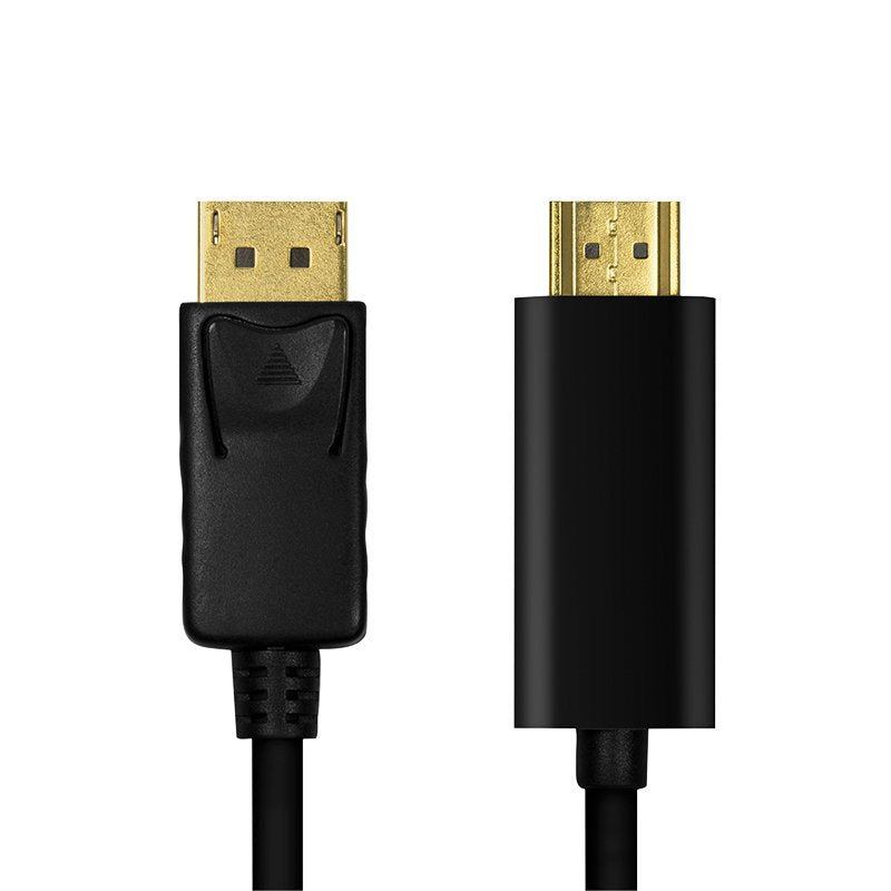 EAN 4052792052282 - LogiLink CV0126 adaptador de cable de vídeo 1 m DisplayPort HDMI tipo A (Estándar) Negro imagen 2