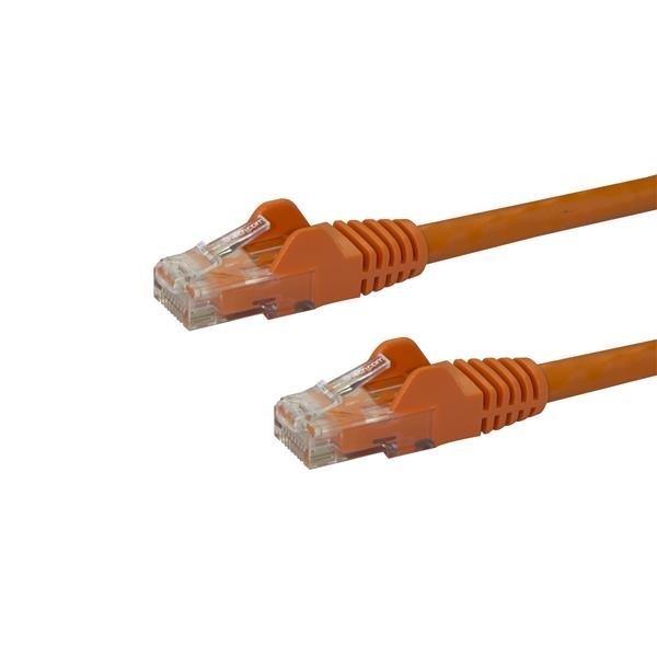 Cable 7m Naranja Red Gigabit   Cabl  Cat6 Ethernet Rj45 Snagless