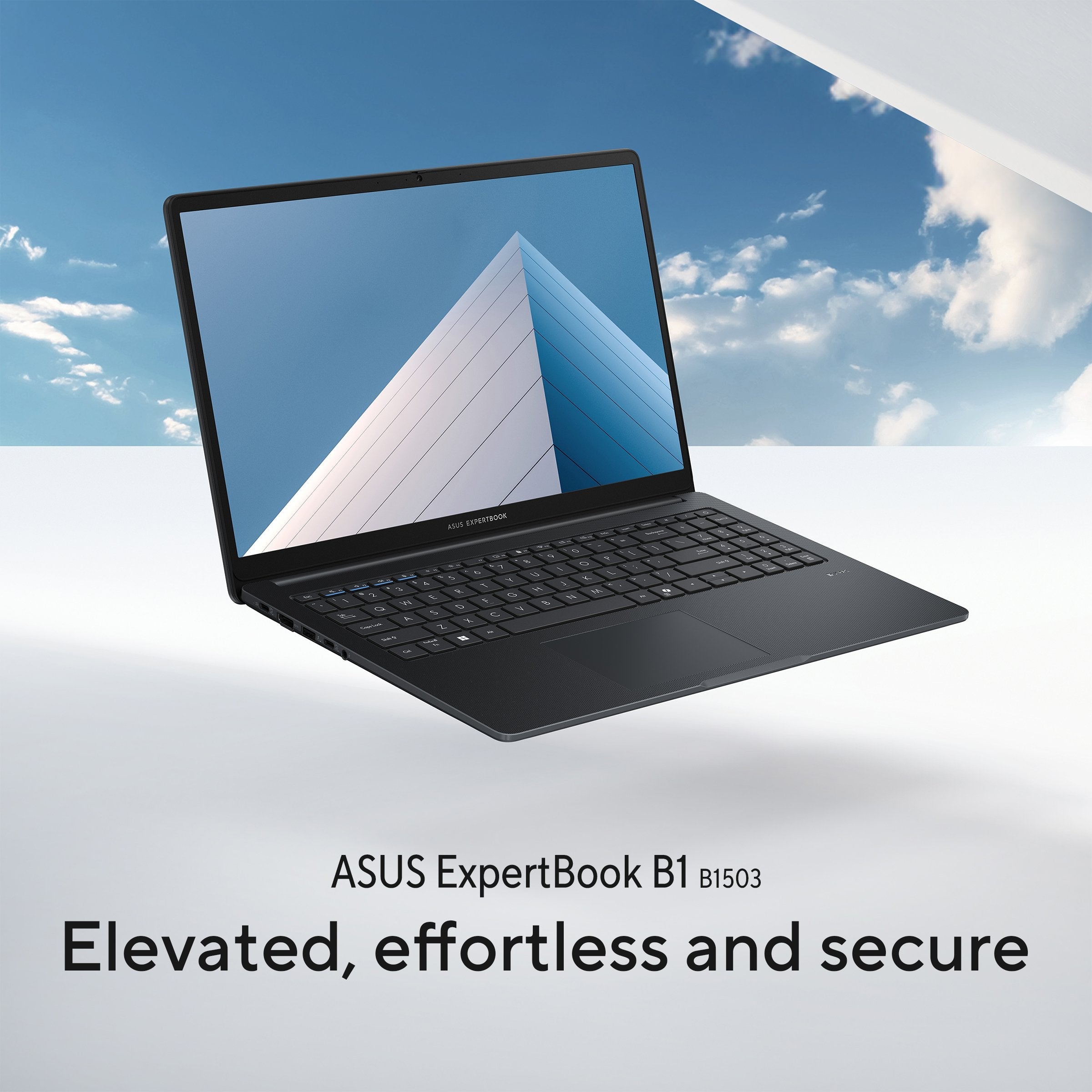 Expertbook B1 - 15.6 Inch - Intel Core I5-1335u - 8 Gb - 256 Gb - Windows 11 Pro - Qwerty - Black/Grey