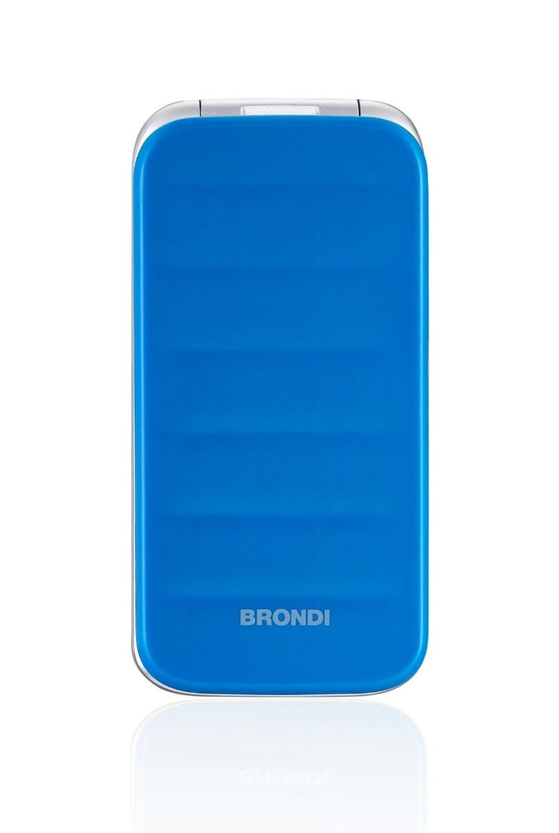 EAN 8015908738520 - Brondi Fox 4,5 cm (1.77") 74 g Azul, Plata Característica del teléfono imagen 3