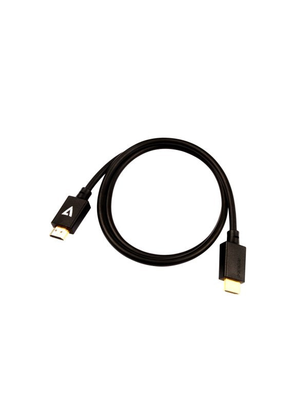 Black Video Cable Hdmi 1m 3.3ft Cabl Hdmi 2.1 M/M