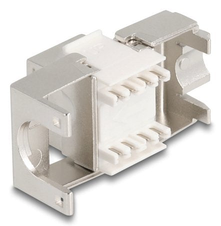 Keystone Modul Slim Rj45 Buchse Zu Lsa Cat.6a Geschirmt 180° Werkzeugfrei