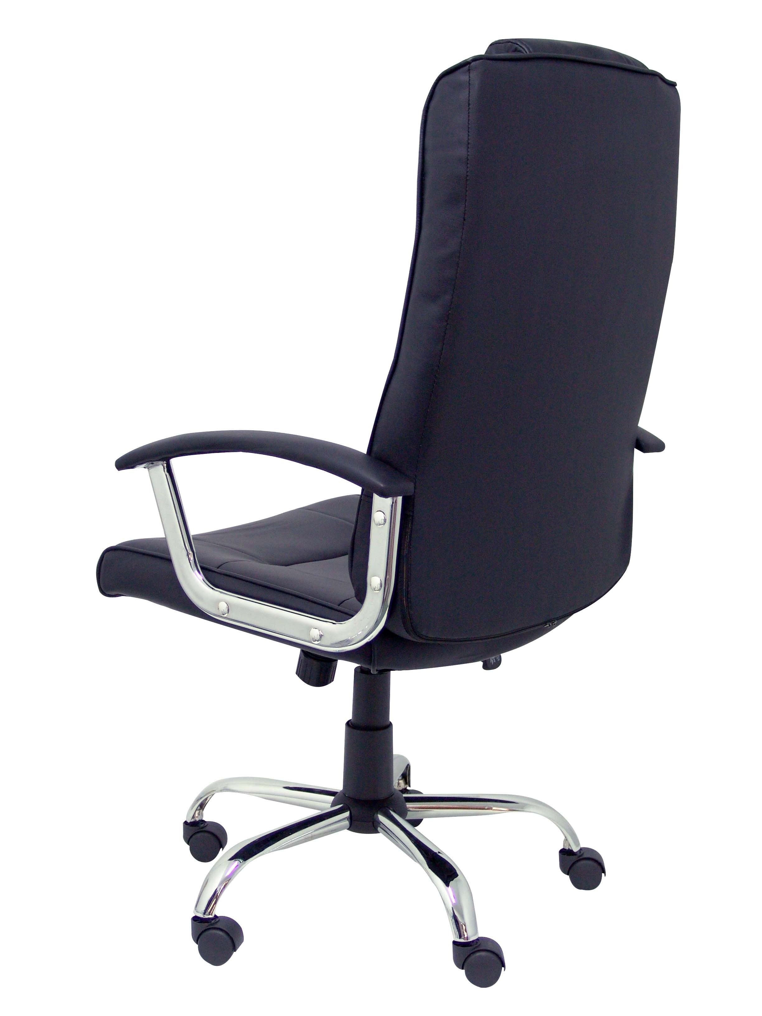 Sillón Modelo Guadalimar Simil Piel Negro Piqueras Y Crespo  Sillón Modelo Guadalimar Simil Piel Negro Piqueras Y Crespo 280dbspne