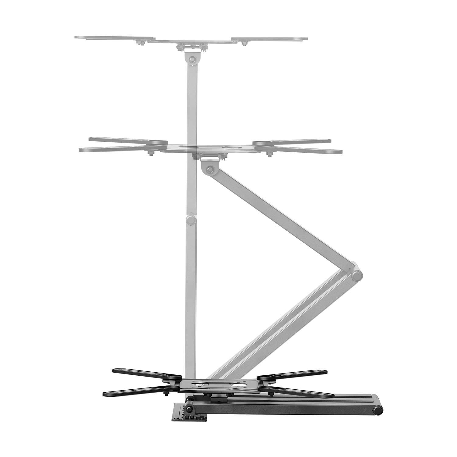 Aisens Soporte Eco Giratorio, Inclinable Y Nivelable Para Monitor/Tv 35kg De 23-65, Negro