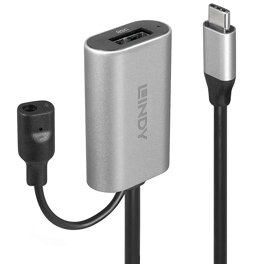 Extensión Activa Lindy Usb 3.1 Tipo C/Am/F 5m