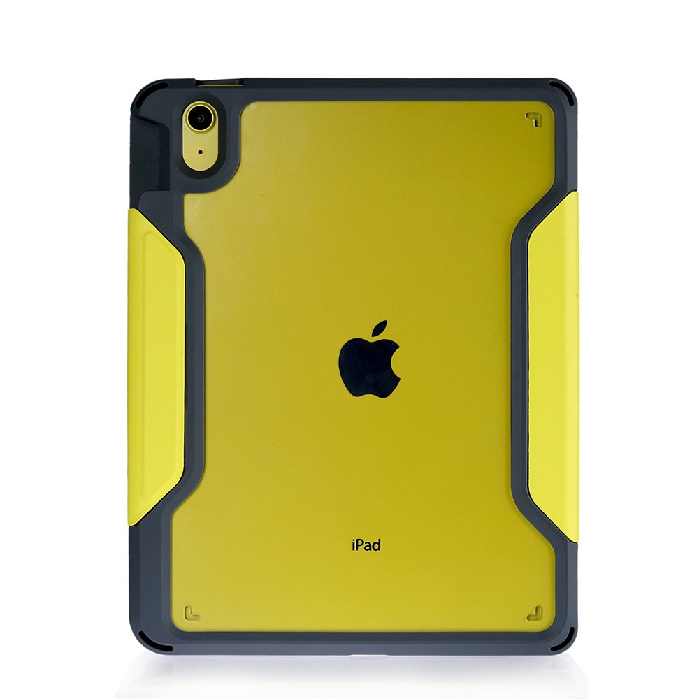 Funda Resistente Deqster 40-1013774 Para Ipad De 10,9" Y Ipad De 11" Amarillo  Transparente