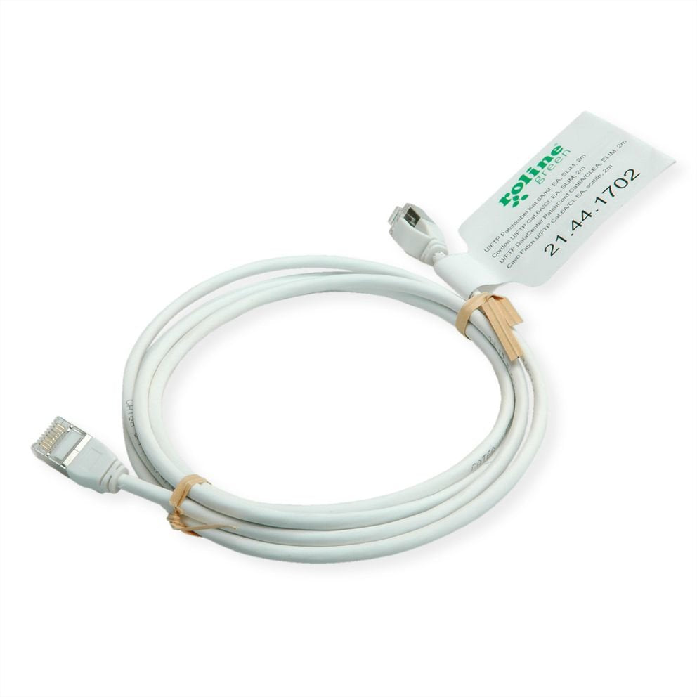 Roline Verde U Ftp Cable De Red Cat.6a (Class Ea), Lsoh, Slim, Grau, 0,5 M