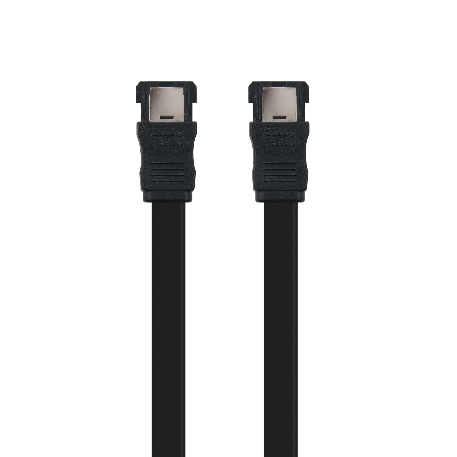 EAN 8433281000841 - Nanocable 10.18.0402 cable de SATA 1 m eSATA Negro imagen 2