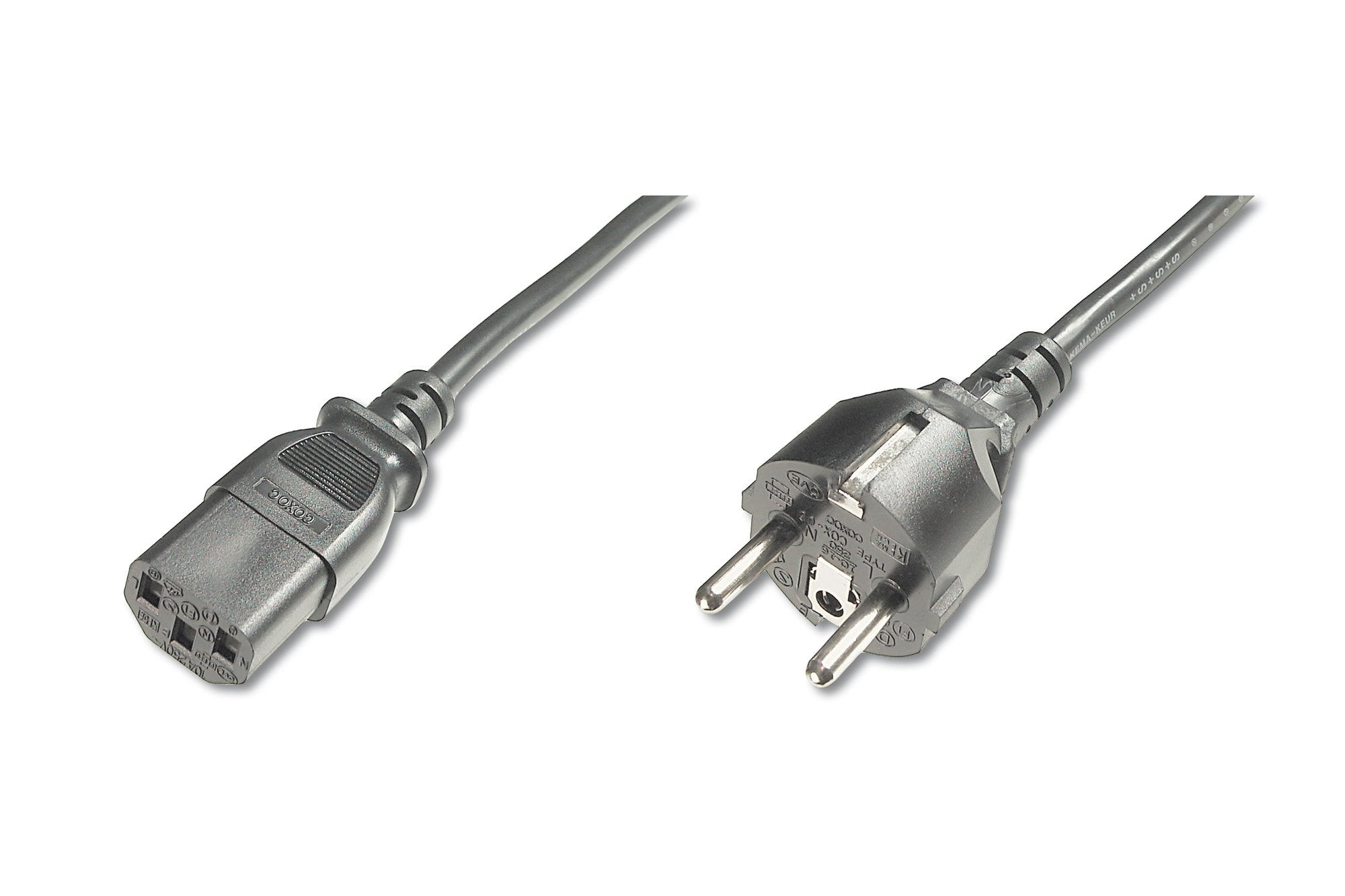 EAN 4016032315131 - Digitus AK-440110-012-S cable de transmisión Negro 1,2 m CEE7/7 IEC C13 imagen 1
