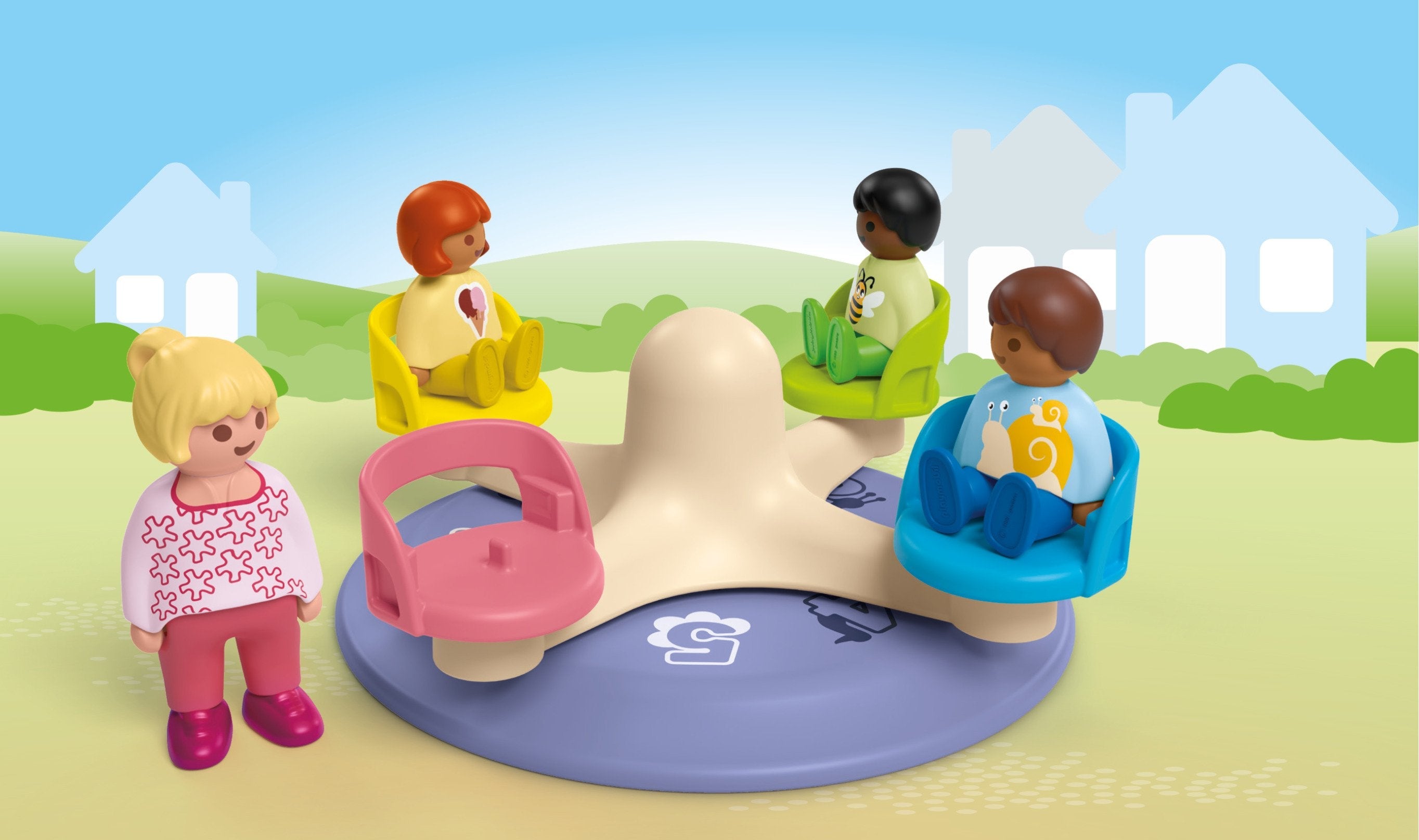 Playmobil Junior Carrusel Con Figuras