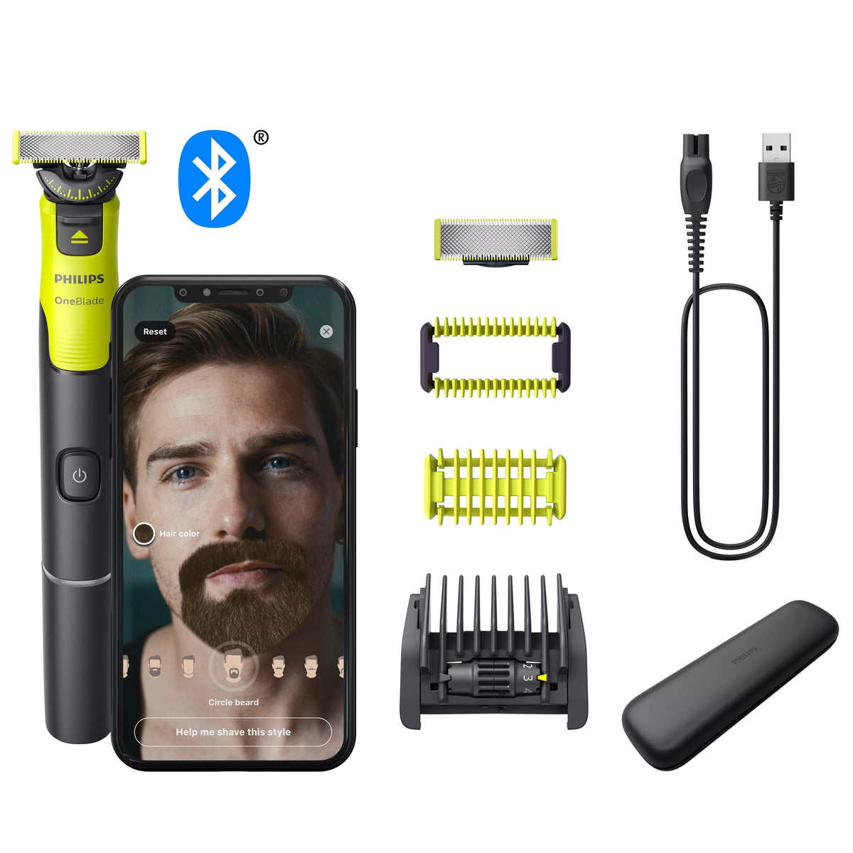 Philips Oneblade 360 With Connectivity Qp4631/65 Face + Body