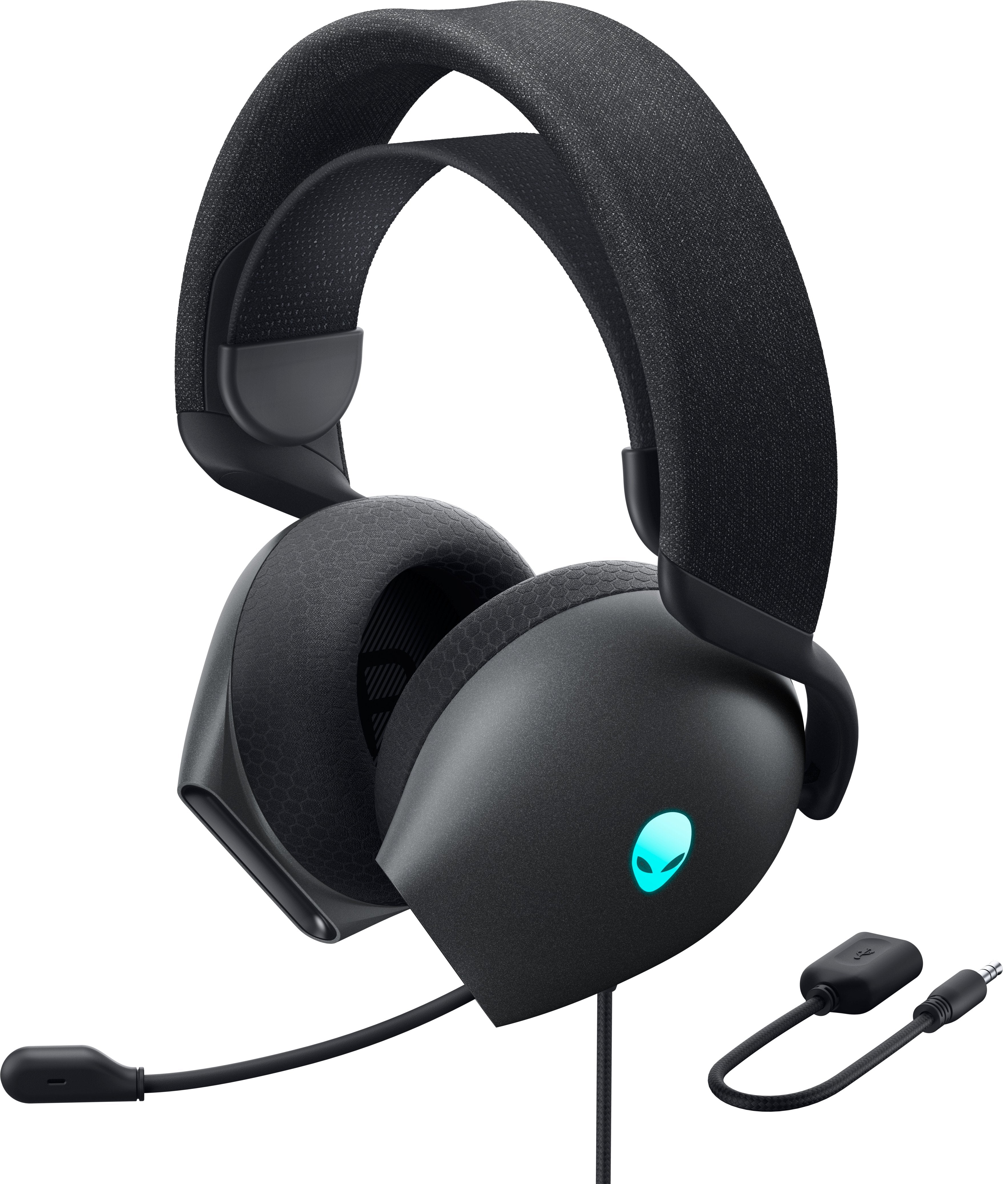 Dell Cascos Alienware Wired Gaming - Aw520h (Dark Side Of The Moon)