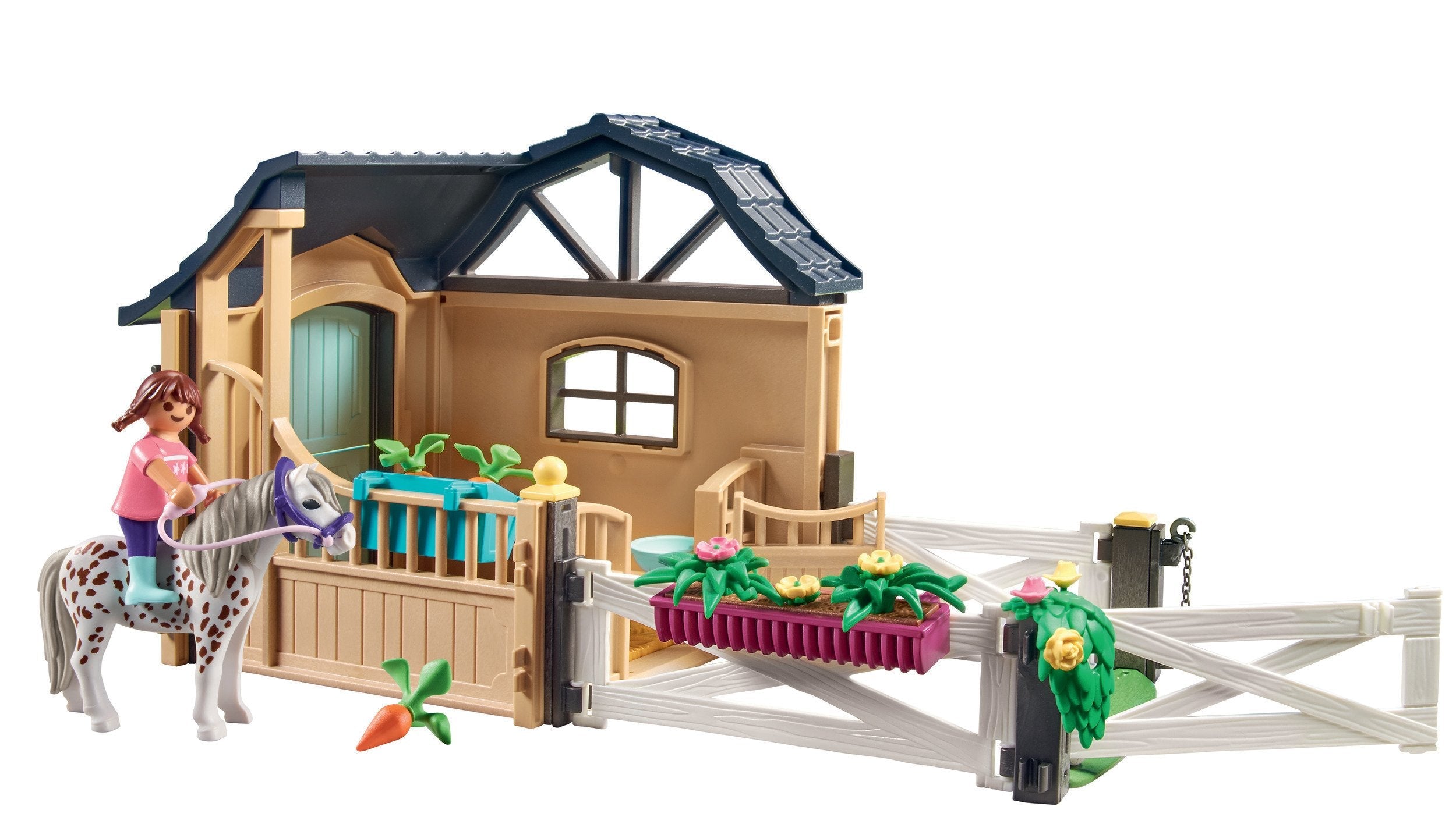Playmobil 71240 Playm. Extensión Del Establo Para Montar
