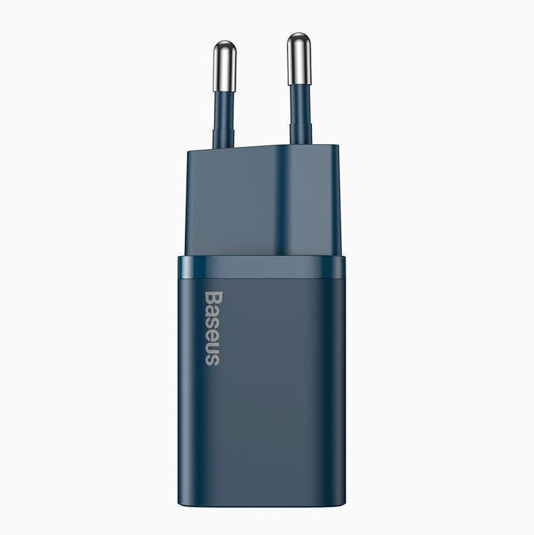 Baseus Travel Charger Set Super Si 1c Pd Fast Charger 20w Blue Eu (Ccsup-B03)