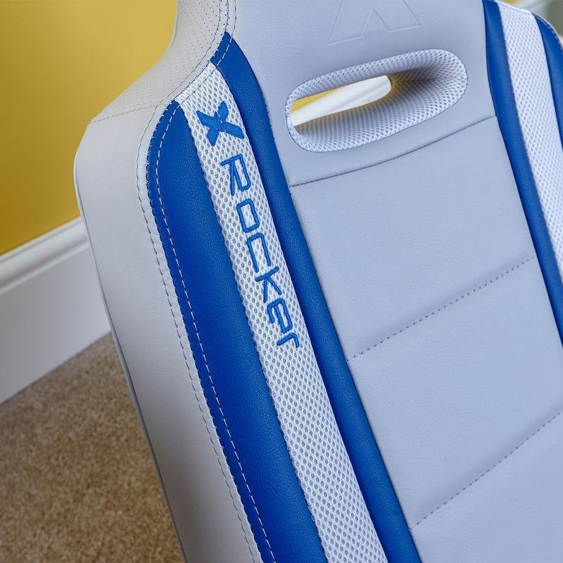 EAN 94338512182 - X Rocker Shadow 2.0 Silla gaming Asiento acolchado Azul, Blanco imagen 4