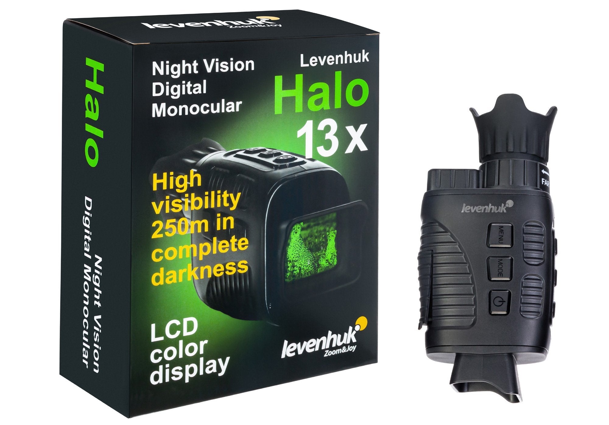 Monocular De Visión Nocturna Digital Levenhuk Halo 13x