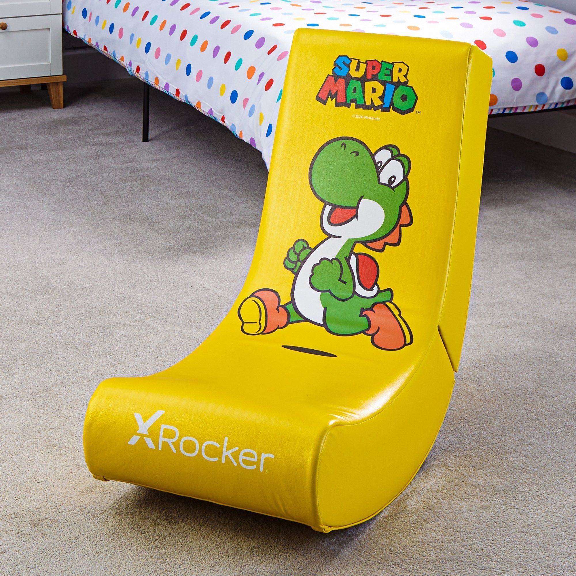 X Rocker - Super Mario Video Gaming Silla Yoshi Joy Edition