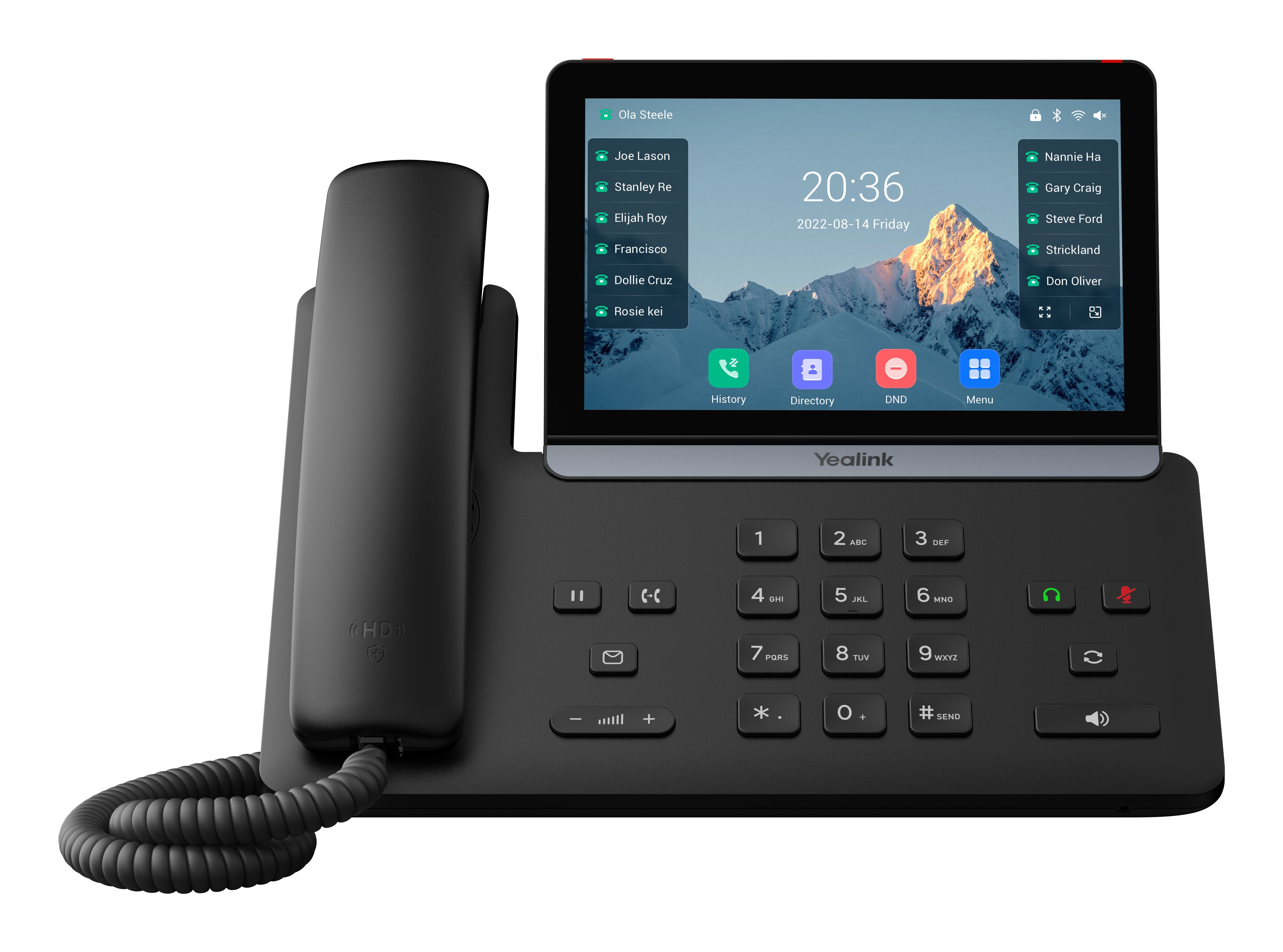 EAN 6938818322837 - Yealink T87W teléfono IP Negro LCD Wifi imagen 1