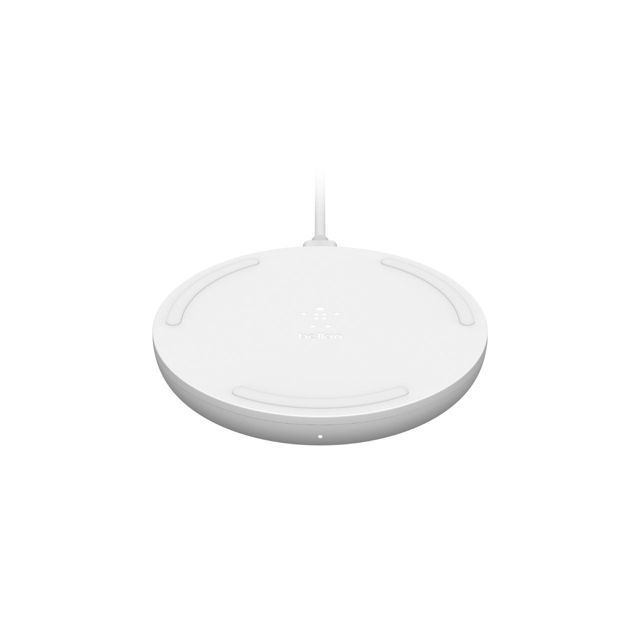 Base De Carga Inalámbrica Belkin Micro-Usb De 10 W, Sin Adaptador De Ca, Blanca