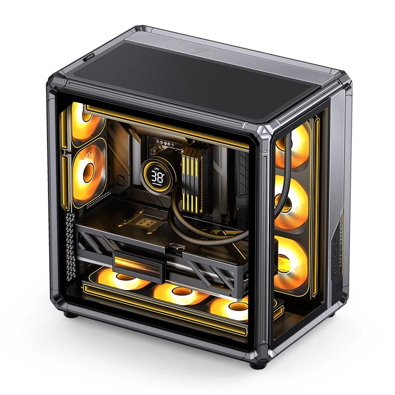 Jonsbo X400 Pc Carcasa, Midi-Tower, Atx, Tempered Glass - Gris
