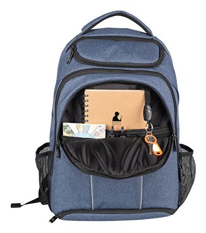 Mochila Wedo Business Denim, Con Características De Confort, Azul