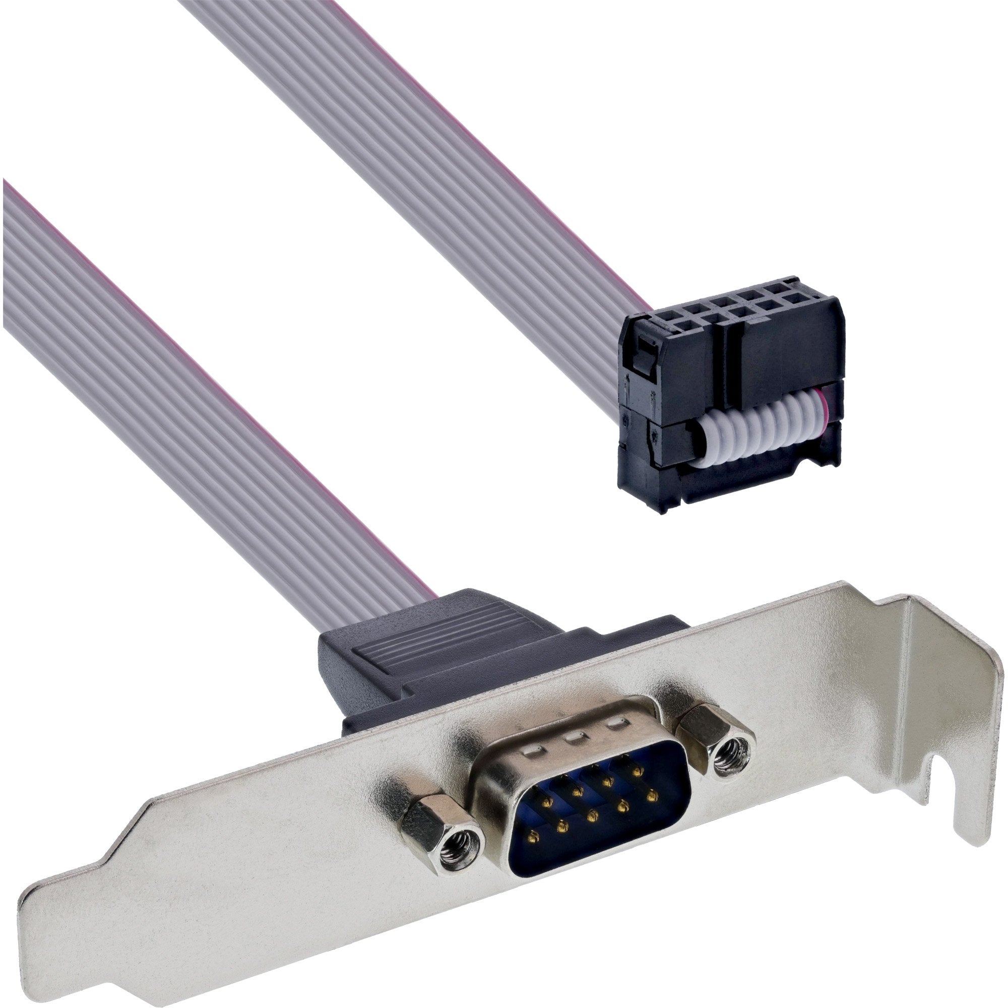 Soporte Inline Db9 Macho A 10 Pines Cabezal Interno Directo 0,6 M