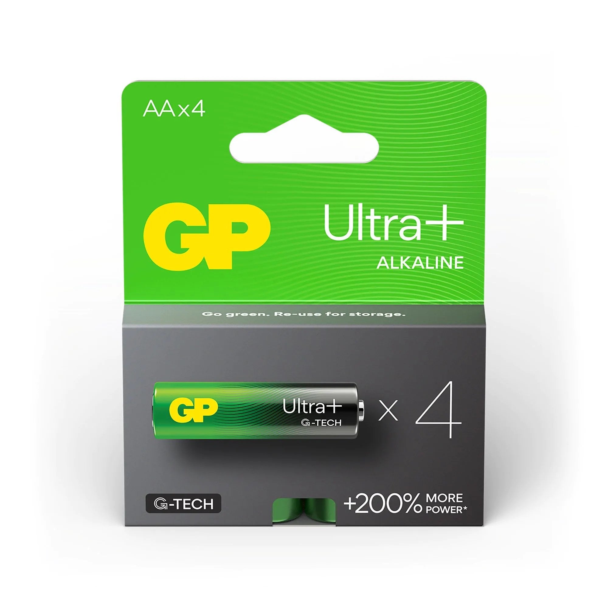Pilas 1x4 Gp Ultra Plus Alcalino 1,5v Aa Mignon Lr06 03015aupeta-B4