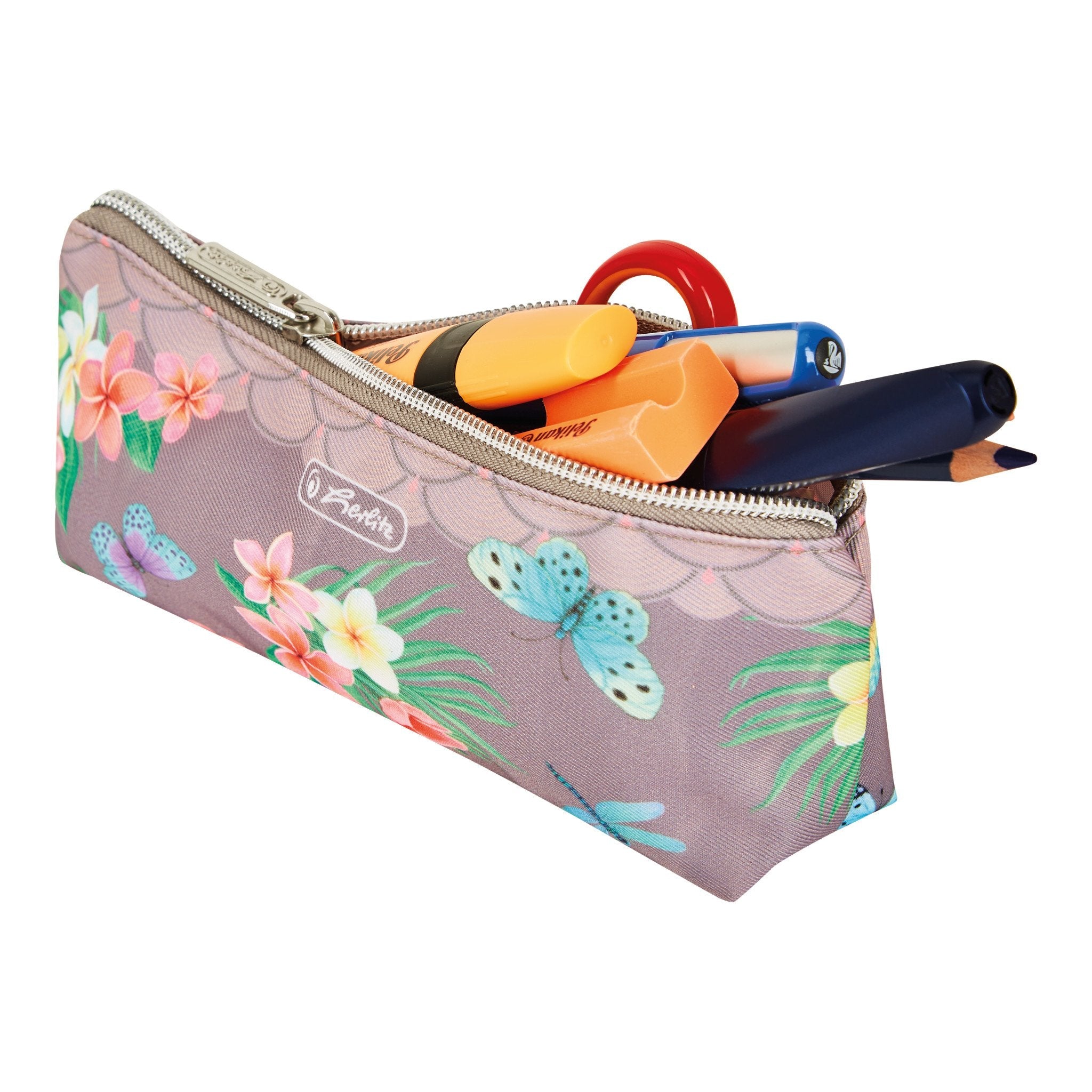 Herlitz Ladylike Butterflies Estuche Suave Poliéster Multicolor