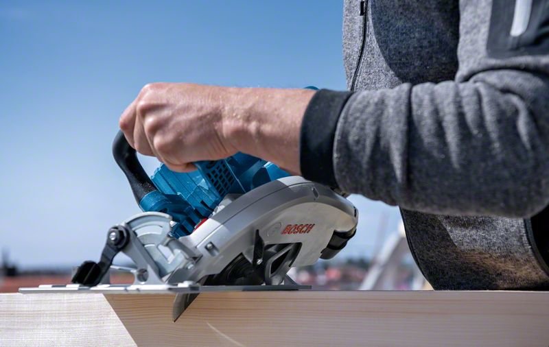 Sierra Circular Inalámbrica Bosch Professional Biturbo Gks 18v-70 L Sin Batería Ni Cargador, En L-Boxx