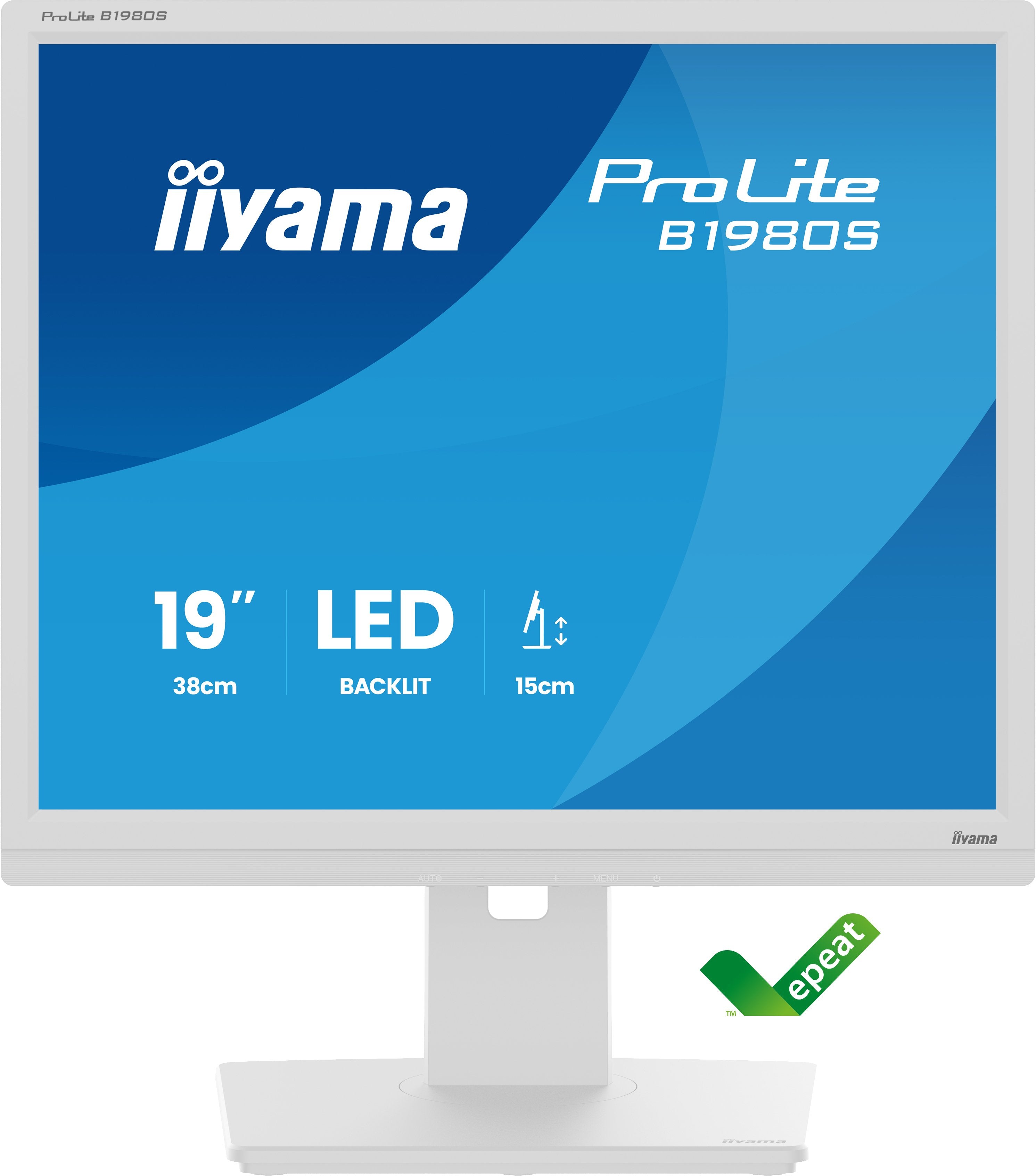 Monitor  Iiyama Prolite B1980s-W1 19" 1280 X 1024 Pixeles Svga Led Blanco