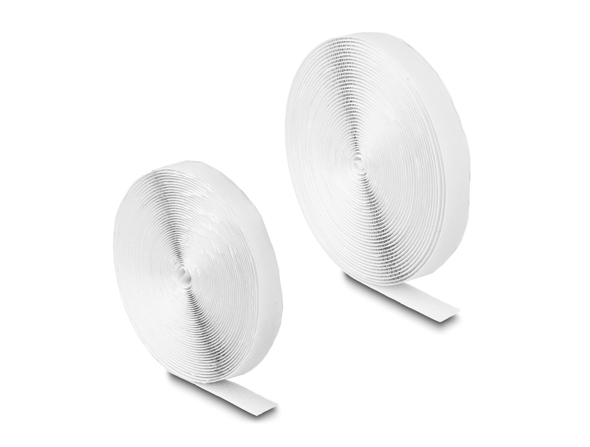 Delock 19065 Cinta De Gancho Y Lazo Autoadhesiva La 10 M X An 20 Mm Blanco